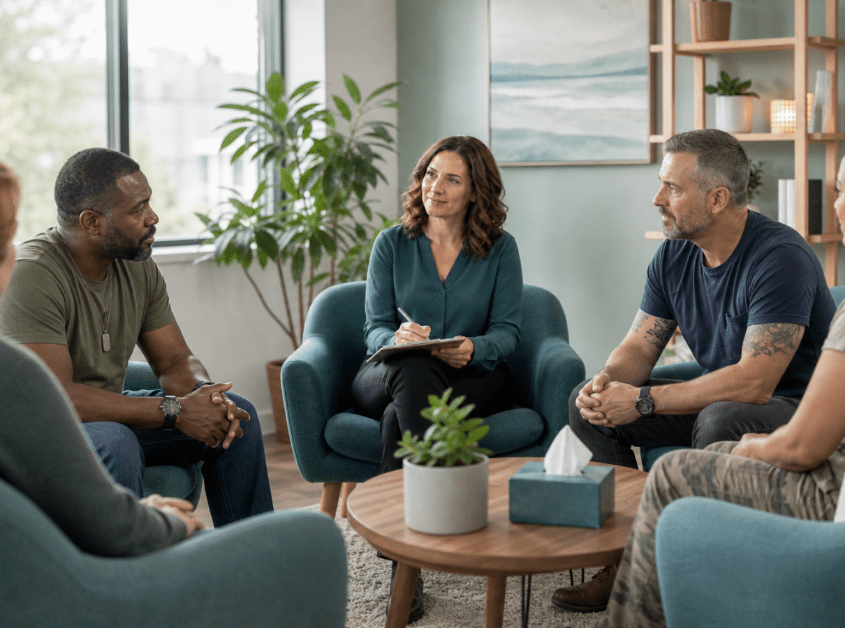 Veteran receiving mental health treatment through VA Community Care at Provive Wellness near Indianapolis Indiana